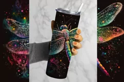 Dragonfly Tumbler Wrap , Alcohol Ink Tumbler Wrap, Dragonfly Png, Cute Tumbler Wrap
