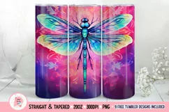 Dragonfly Tumbler Wrap, 20 oz tumbler wrap, Dragonfly png, Dragonfly Tumbler Wrap