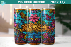 20 OZ Skinny Tumbler Sublimation | Mothers Day Product Image 1
