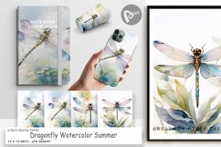 Digital Paper Dragonfly Summer Product Image 1