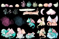 Dragons watercolor clipart - Sublimation designs Product Image 6