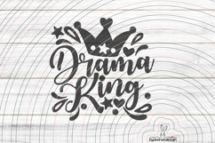 Drama King Cutting file SVG DXF Product Image 1