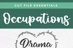 Drama teacher svg - vertical Pinterest image