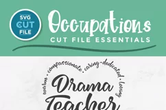 Drama teacher svg for Pinterest