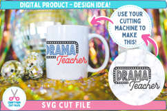 Drama Teacher SVG Logo design idea mug