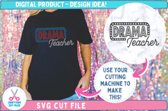 design idea t-shirt Drama Teacher SVG Logo