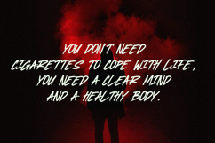 Dravon Metro - The Heavy Handcrafted Brush Font Product Image 2