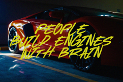 Dravon Metro - The Heavy Handcrafted Brush Font Product Image 4