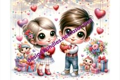 Laser cutting and sublimation Love gift box SVG PNG files Product Image 2