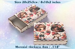 Laser cutting and sublimation Love gift box SVG PNG files Product Image 1