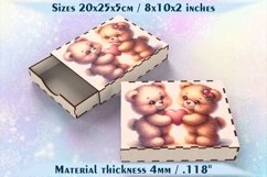Laser cutting and sublimation Love gift box SVG PNG files Product Image 1