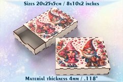 Laser cutting and sublimation Love gift box SVG PNG files Product Image 1