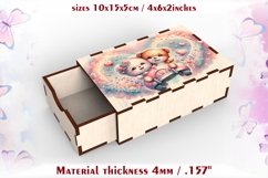 Valentine&#039;s gift box, laser cutting and sublimation Product Image 1