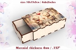 Valentine&#039;s gift box, laser cutting and sublimation Product Image 1