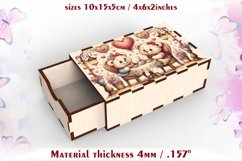 Valentine&#039;s gift box, laser cutting and sublimation Product Image 1