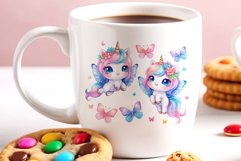 Watercolor illustration hand drawn clip art cute pink unicorn. Bright and colorful colors perfect for greeting card, birthday, baby shower, print, mug design and more. Pastel сolorful clipart, high resolution. Well for printing and sublimation 