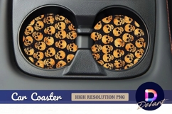 Round car coaster pattern with Round Car Coaster PNG Product Image 1