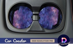 Celestial landscape Round Car Coaster PNG Product Image 1