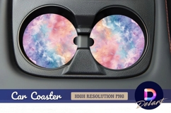 Abstract cloud Round Car Coaster PNG Product Image 1