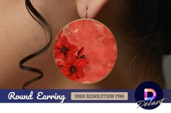 Round earring png with Round Earring PNG Product Image 1