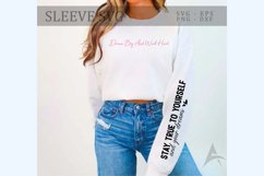 Dream big and work hard Sleeve SVG Design Product Image 1