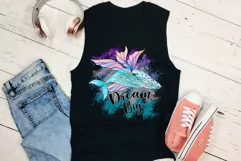 Dream Big Sublimation | Fantasy Print | Watercolor Whale Product Image 4