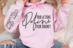 Dream big hustle harder Sleeve Svg Design Product Image 2