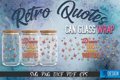 Glass Can Wrap SVG | Retro Wrap SVG | Glass Can Bundle Product Image 2