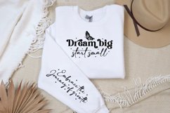 Dream big start small Sleeve SVG Product Image 3