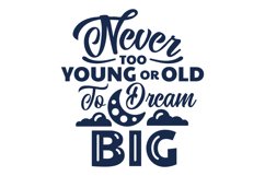 Dream Big SVG Cut File Product Image 1