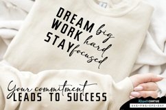 Dream Big Sleeve SVG, Inspirational SVG Design Product Image 3