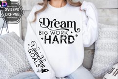 Dream Big Work Hard Sleeve SVG, Entrepreneur Sleeve SVG Product Image 2