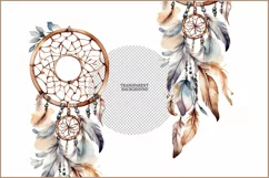 Dream Catcher png|Watercolor PNG Sublimation Design Product Image 3