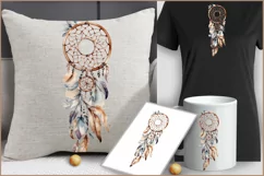 Dream Catcher png|Watercolor PNG Sublimation Design Product Image 4