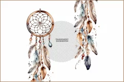 Dream Catcher png|Watercolor PNG Sublimation Design Product Image 3
