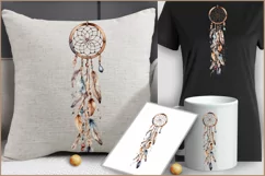 Dream Catcher png|Watercolor PNG Sublimation Design Product Image 4