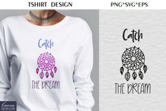 Moon Child|Catch the Dream| T-shirt Dream Catcher SVG Product Image 2