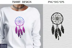 Dream Catcher|Inspirational Quotes| T-shirt SVG Design Product Image 4