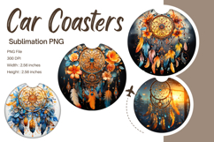 Dreamcatcher Car Coasters Printable Template Accessories_2 Product Image 1