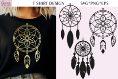 Feather SVG| T-shirt Dream Catcher SVG Product Image 1