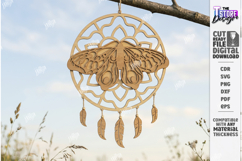 Dream Catcher Laser Cut | Boho Wall Hanging | Garden Decor Product Image 1