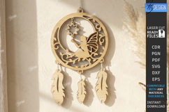 Wooden Dream Catcher Laser Cut Bundle | Boho Wall Hanging Product Image 11