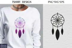 Feather SVG| T-shirt Dream Catcher SVG Product Image 2