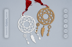 Dream Catcher Laser Cut Set SVG Product Image 1