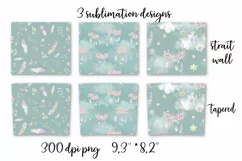 Dream catchers sublimation design Skinny tumbler wrap 