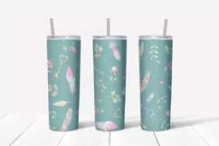 Dream catchers sublimation design Skinny tumbler wrap 