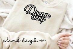 Climb High Sleeve SVG, Positivity SVG Design Product Image 3