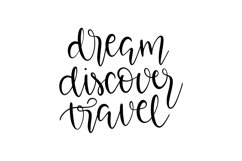 Dream Discover Travel SVG Cut File Product Image 1