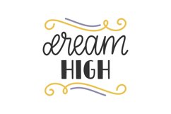 Dream High SVG Cut File Product Image 1