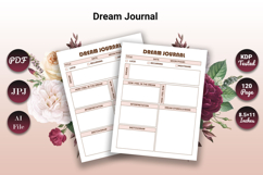 Dream Diary Sleep Log &amp; Night Vision Notebook Product Image 1